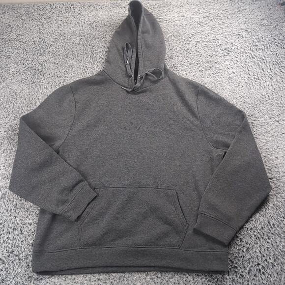 Logan & Martin Hoodie Men Extra Large Gray Sweatshirt Athleisure Outdoor Fleece - Picture 1 of 6